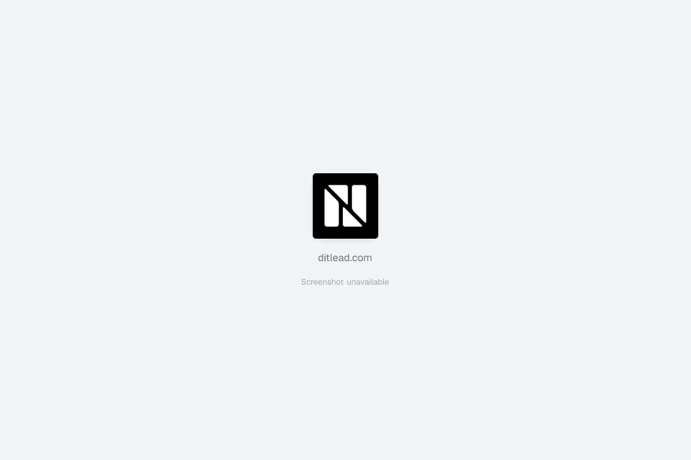 DitLead homepage