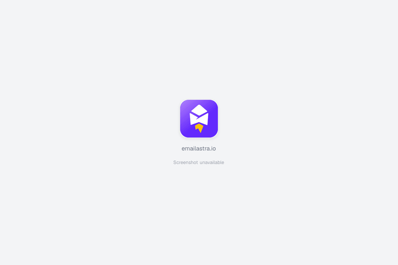 EmailAstra homepage