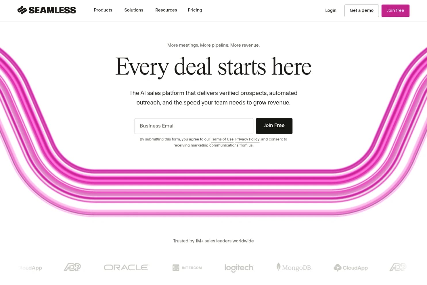 Seamless.AI Dashboard - Real-Time B2B Contact Search