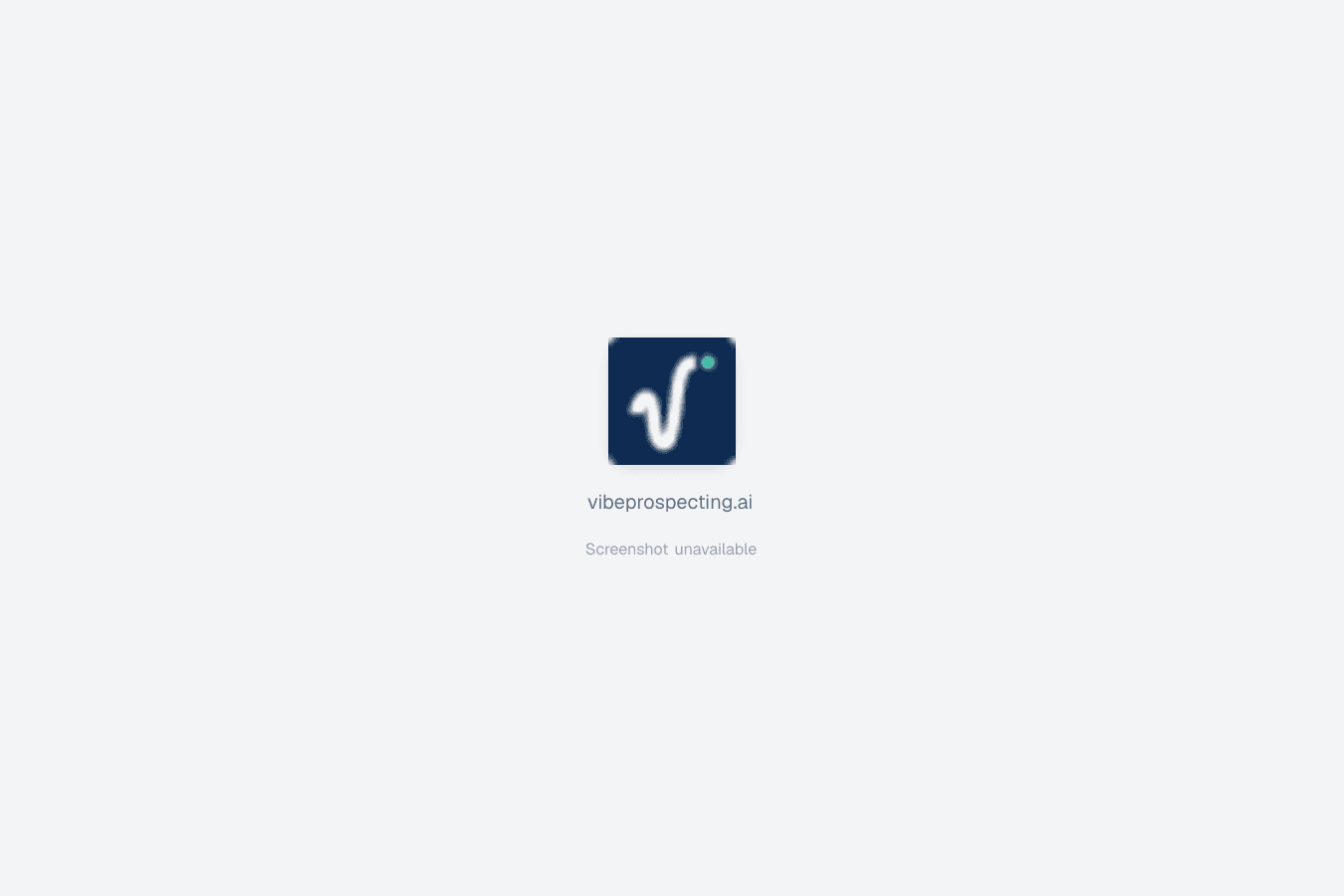 Vibe Prospecting (Explorium) homepage