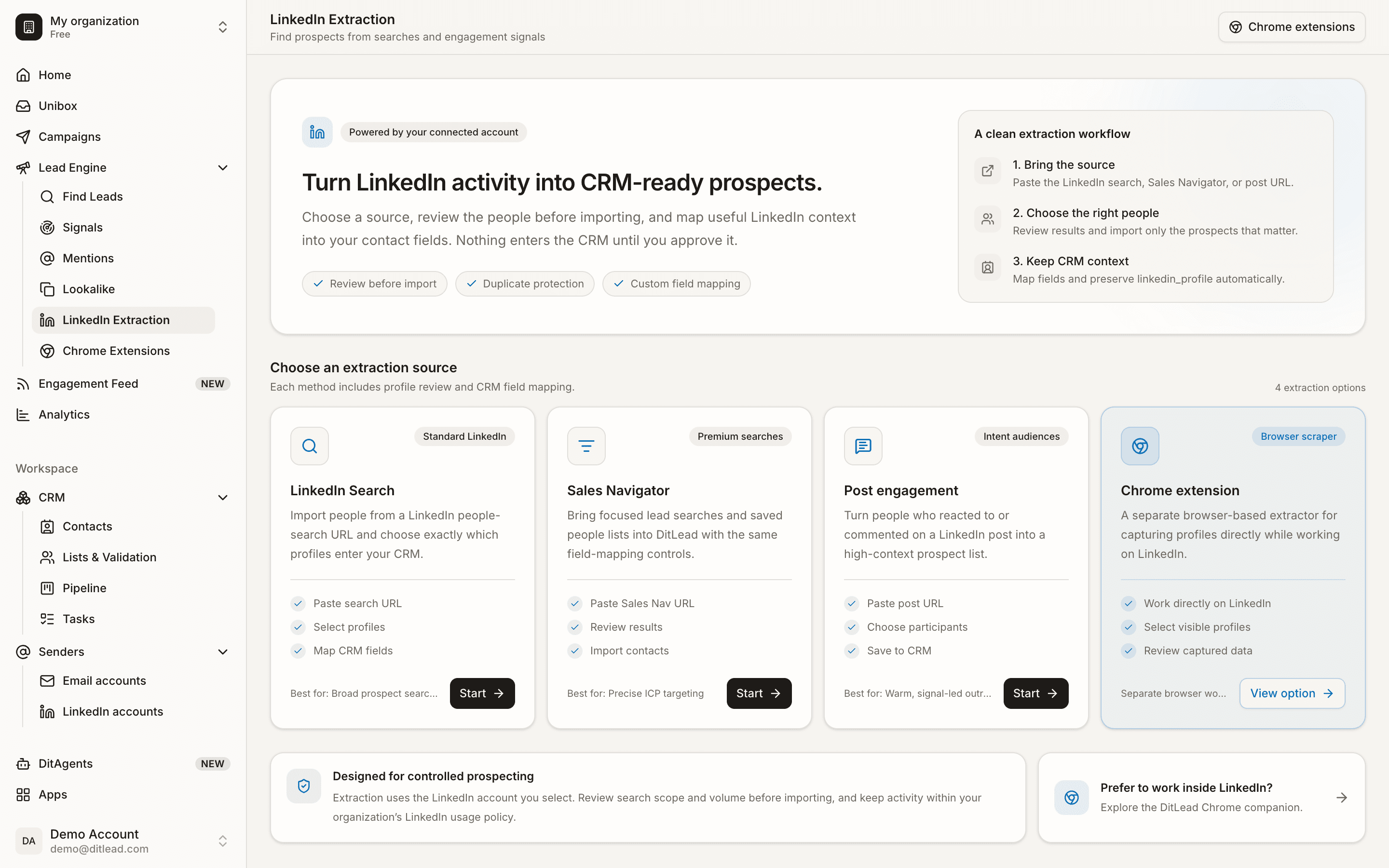 Choose the right workflow: LinkedIn workflow