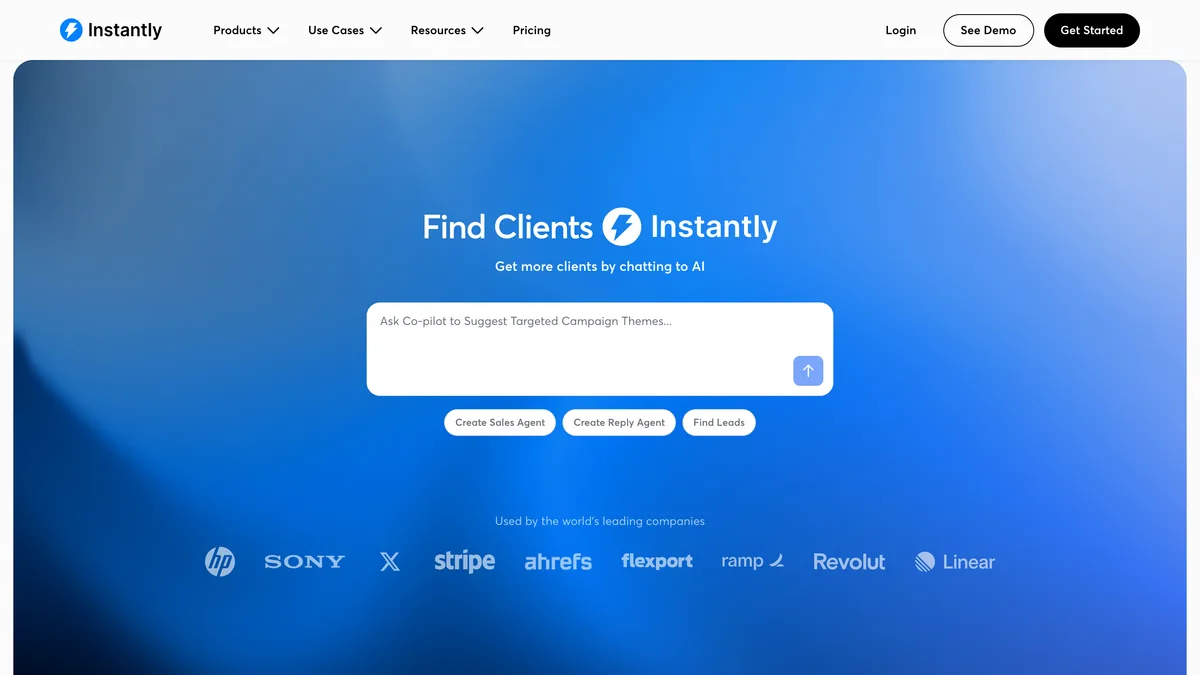 Instantly pricing page Instantly pricing page — plans and prices